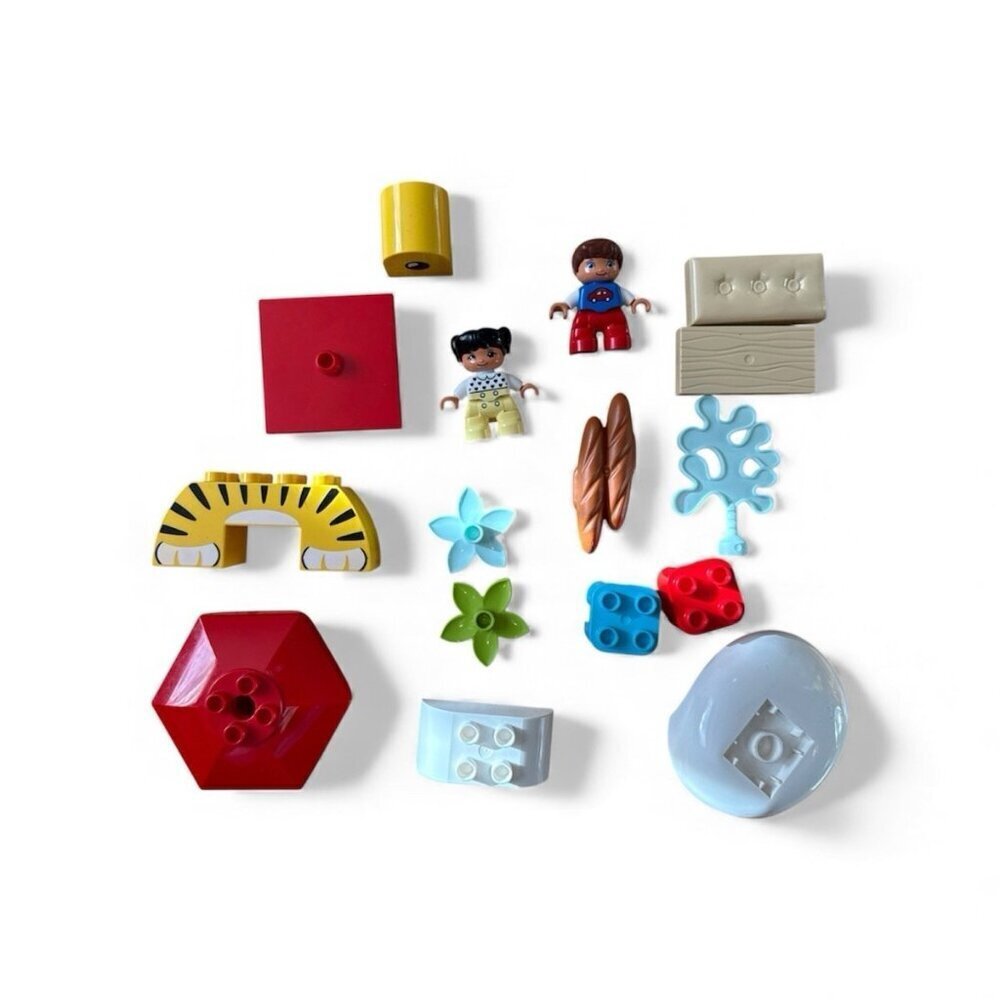 LEGO DUPLO Lot 16 Pieces Assorted Bricks Parts Specialty Flowers Bread People